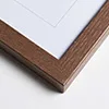 OK Poster | Mid Century Modern Typografie - Dunkles Holz